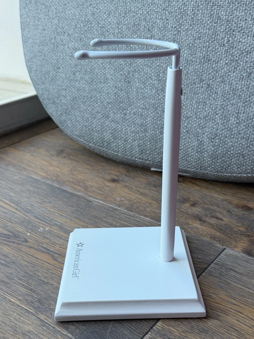 American Girl White Doll Display Stand with Adjustable Support - Picture 2 of 3